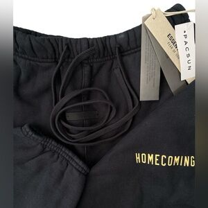 Black Essentials Fear Of God Heavy Fleece Sweatpants